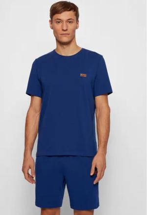 Boss Pyjama-T-Shirt Mix&Match 50381904 Blau Regular Fit