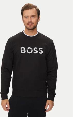 Boss Sweatshirt C-Soleri 04 50521117 Schwarz Relaxed Fit