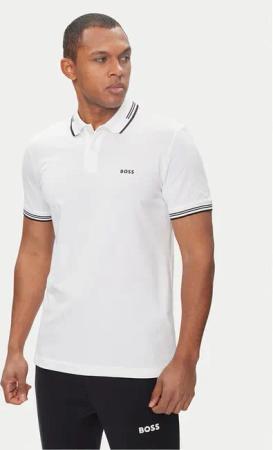 Boss Poloshirt Paul 50506193 Weiß Slim Fit