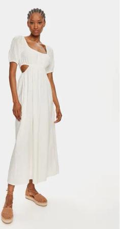 Billabong Sommerkleid Off The Coast ABJWD00678 Weiß Regular Fit
