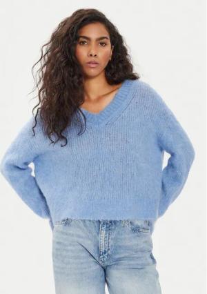 American Vintage Pullover Bymi BYM18AE24 Blau Regular Fit