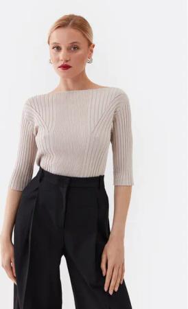 Calvin Klein Bluse K20K205738 Grau Slim Fit