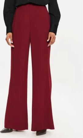 Calvin Klein Stoffhose K20K207155 Rot Wide Leg