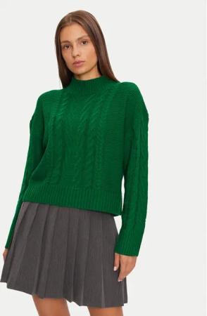 Brave Soul Rollkragenpullover LK-274SAZZAB Grün Regular Fit
