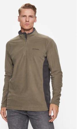 Columbia Fleecejacke Klamath Range™ II Half Zip Grün Regular Fit