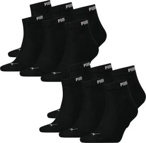 Quartersocken - PUMA HERREN DAMEN UNISEX QUARTER CLYDE 12er Pack 18er Pack 30er Pack