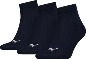 Puma Unisex Herren Damen Quarter Socken PLAIN - 3er Pack