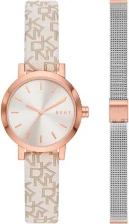 DKNY Uhr Soho Gift Set NY6605SET Rosa