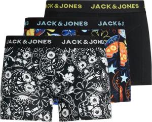Jack & Jones Herren Boxershort JACSUGAR SKULL TRUNKS 3er Pack