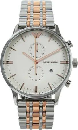 Emporio Armani Uhr AR0399 Silberfarben