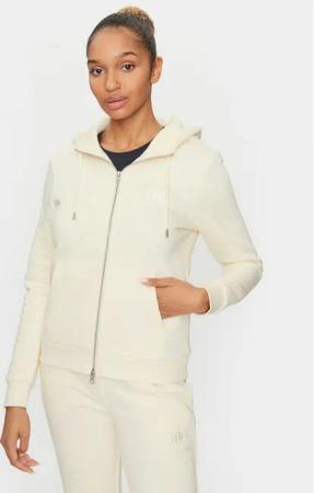 Gant Sweatshirt Reg Tonal Shield Zip Hoodie 4200671 Écru Regular Fit