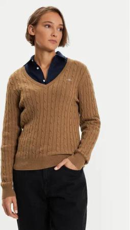 Gant Pullover 4800101 Braun Slim Fit