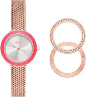 DKNY Uhr Sasha NY6654SET Rosé vergoldet