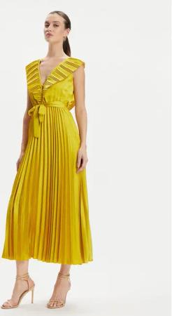 Dixie Abendkleid A319J044 Gelb Regular Fit