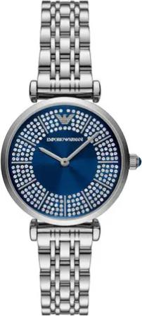 Emporio Armani Uhr Gianni T-Bar AR11627 Silberfarben