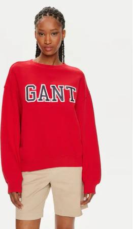 Gant Sweatshirt Logo 4200840 Rot Relaxed Fit