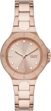 DKNY Uhr Chambers NY6642 Rosé vergoldet