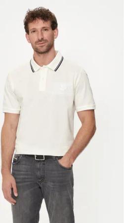 Gant Poloshirt Contrast 2013039 Écru Regular Fit