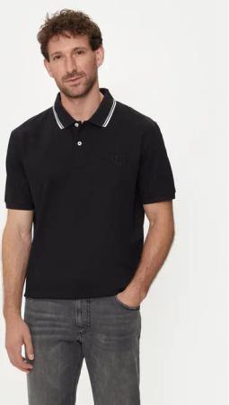 Gant Poloshirt Contrast 2013039 Schwarz Regular Fit