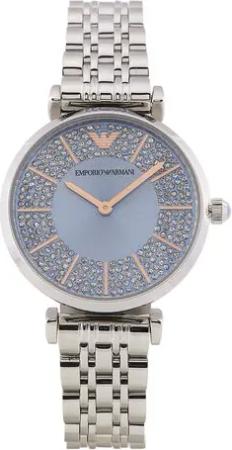Emporio Armani Uhr Gianni T-Bar AR11594 Silberfarben