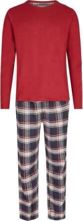 Phil & Co. Schlafanzug FLANELL Pyjamahose Schlafanzughose, warme Pyjama Schlafanzug