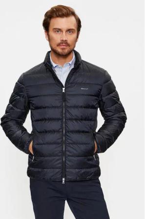 Gant Daunenjacke Light Down Jacket 7006298 Schwarz Regular Fit