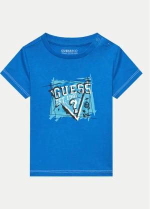 Guess T-Shirt N4YI00 K8HM4 Blau Regular Fit