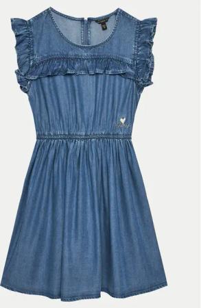 Guess Jeanskleid J4GK02 D5C70 Dunkelblau Regular Fit
