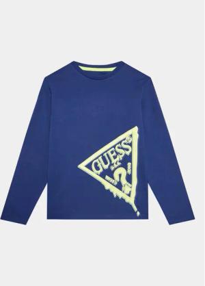 Guess Bluse L3BI26 I3Z14 Dunkelblau Regular Fit
