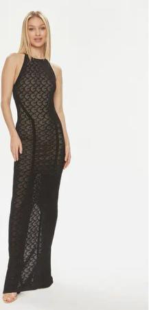 Guess Abendkleid Belle W4GK80 Z36O0 Schwarz Slim Fit