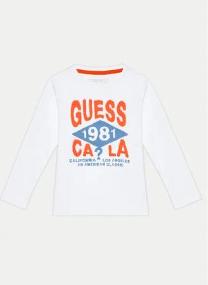 Guess Bluse N4BI01 I3Z14 Weiß Regular Fit