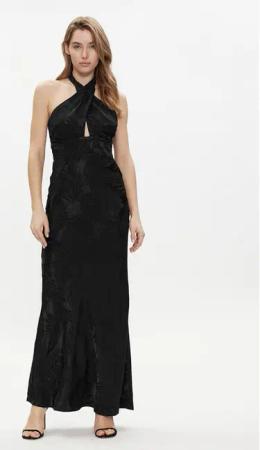 Guess Abendkleid Sl Aubree W4GK60 WFDF0 Schwarz Regular Fit