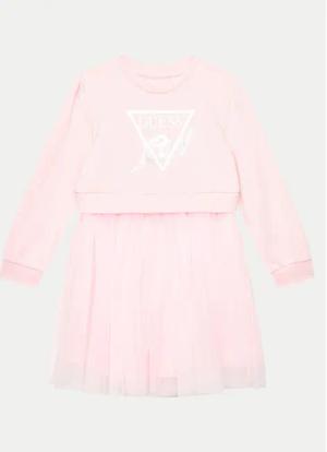 Guess Kleid für den Alltag K4YK09 KB8R0 Rosa Regular Fit