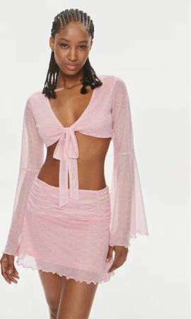 Juicy Couture Bluse JCWCT23326 Rosa Slim Fit