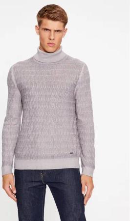 JOOP! Rollkragenpullover 30038085 Grau Modern Fit