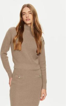 Guess Rollkragenpullover W4BR39 Z2WX0 Beige Regular Fit