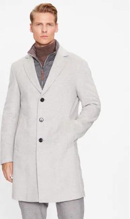 JOOP! Wollmantel 30037691 Grau Regular Fit