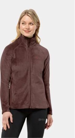 Jack Wolfskin Fleecejacke Rotwand Fz 1711421 Dunkelrot Regular Fit