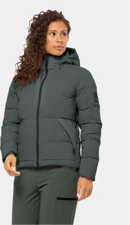Jack Wolfskin Winterjacke Wandermood Down Jkt 1207321 Grün Regular Fit