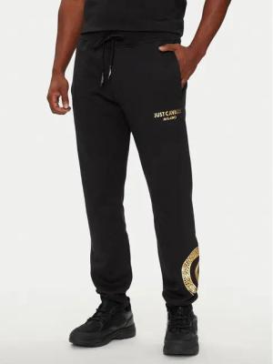 Just Cavalli Jogginghose 77OAAT01 Schwarz Regular Fit