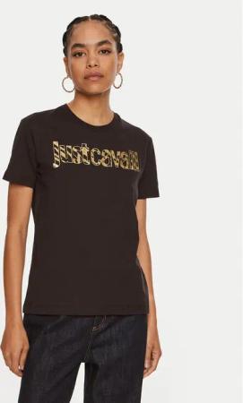 Just Cavalli T-Shirt 77PAHT03 Schwarz Slim Fit