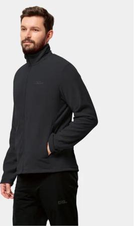 Jack Wolfskin Fleecejacke Taunus Fz 1711451 Schwarz Regular Fit