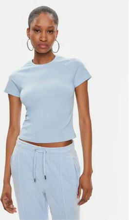 Juicy Couture T-Shirt JCMCT223257 Himmelblau Slim Fit