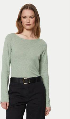 Marc O'Polo Bluse 406 2261 52199 Grün Slim Fit