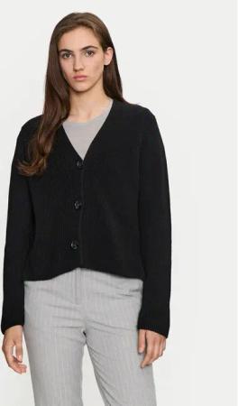 Marc O'Polo Strickjacke 408 6059 61069 Schwarz Relaxed Fit