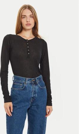 Marc O'Polo Bluse 408 2028 52447 Schwarz Slim Fit