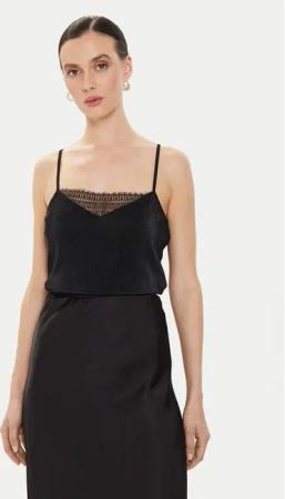 Morgan Top 241-BAMBE Schwarz Regular Fit