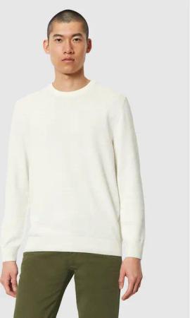Marc O'Polo Pullover 421 5023 60074 Weiß Regular Fit
