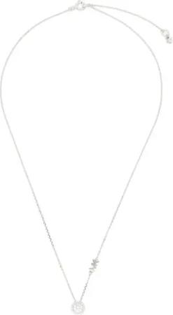 Michael Kors Halskette Pave Halo Necklace MKC1208AN040 Silberfarben