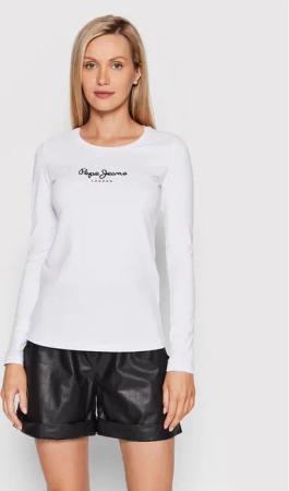 Pepe Jeans Bluse New Virginia PL505203 Weiß Slim Fit